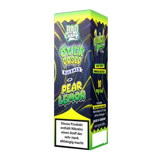 Bad Candy Liquids - Juicd - Nikotinsalz Liquid  - Pear Lemon