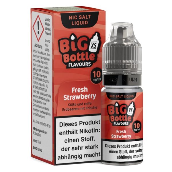 Big Bottle - Fresh Strawberry - Nikotinsalz Liquid