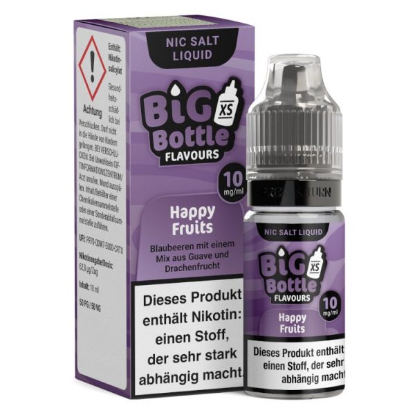 Big Bottle - Happy Fruits - Nikotinsalz Liquid