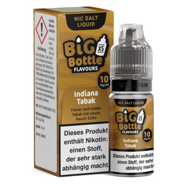 Big Bottle - Indiana Tabak - Nikotinsalz Liquid