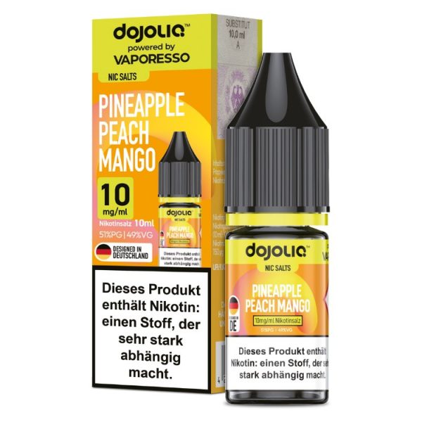 Vaporesso - Dojoliq - Nikotinsalz Liquid  - Pineapple Peach Mango