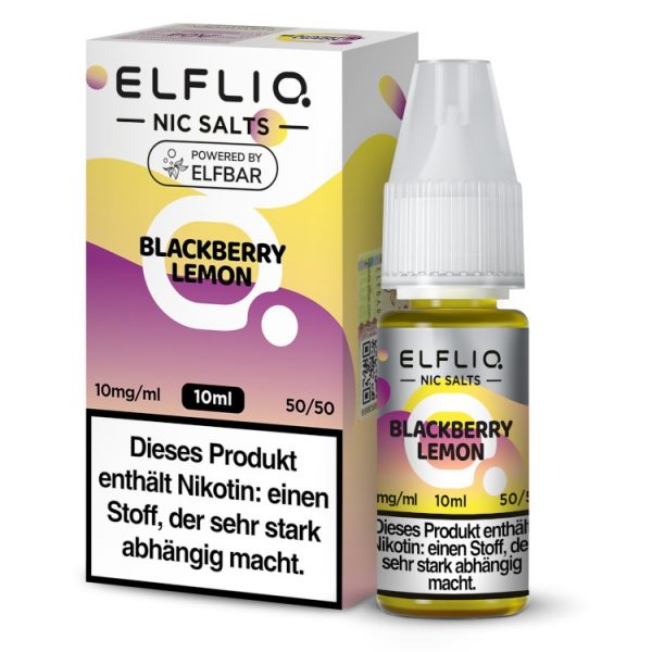 ELFLIQ - Blackberry Lemon - Nikotinsalz Liquid