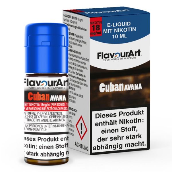 FlavourArt - E-Zigaretten Liquid - Cuban Avana