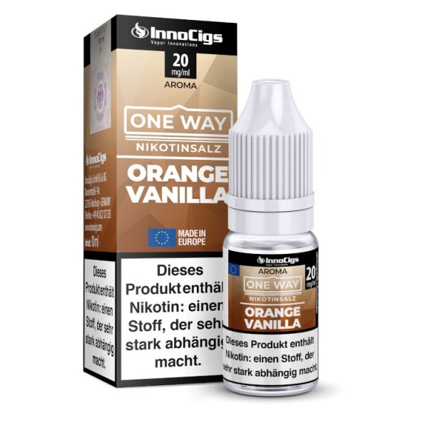 InnoCigs - One Way - Orange Vanilla - Nikotinsalz Liquid