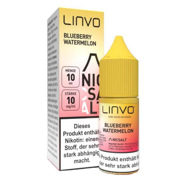 Linvo - Nikotinsalz Liquid - Blueberry Watermelon