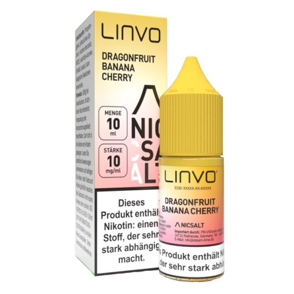 Linvo - Nikotinsalz Liquid - Dragonfruit Banana Cherry
