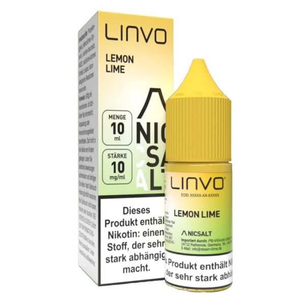 Linvo - Nikotinsalz Liquid - Lemon Lime