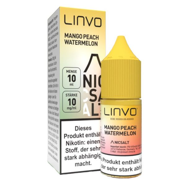 Linvo - Nikotinsalz Liquid - Mango Peach Watermelon