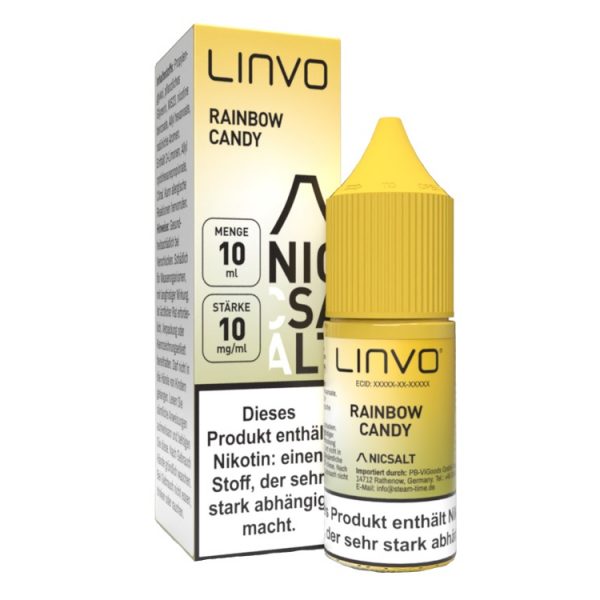 Linvo - Nikotinsalz Liquid - Rainbow Candy