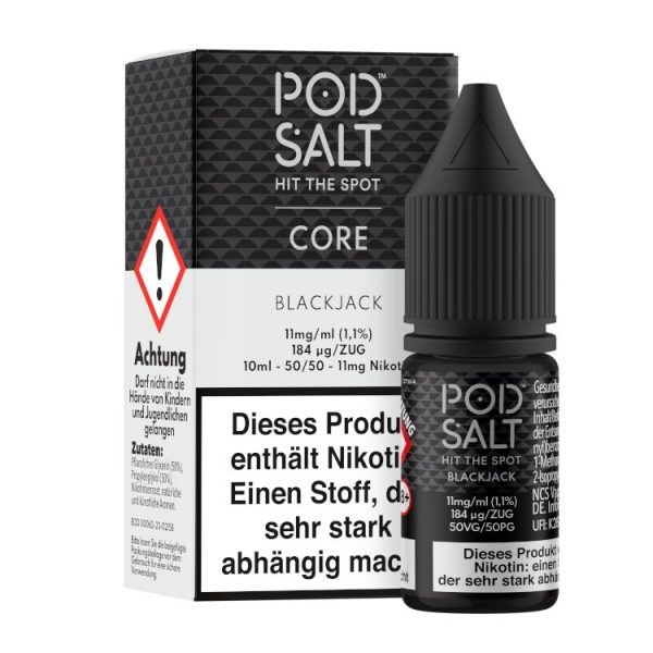 Pod Salt Core - Nikotinsalz Liquid - Blackjack