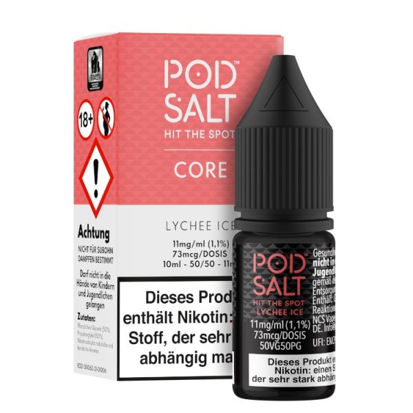 Pod Salt Core - Nikotinsalz Liquid - Lychee Ice