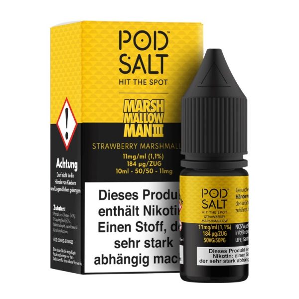 Pod Salt Fusion - Marshmallow Man 3 - Nikotinsalz Liquid