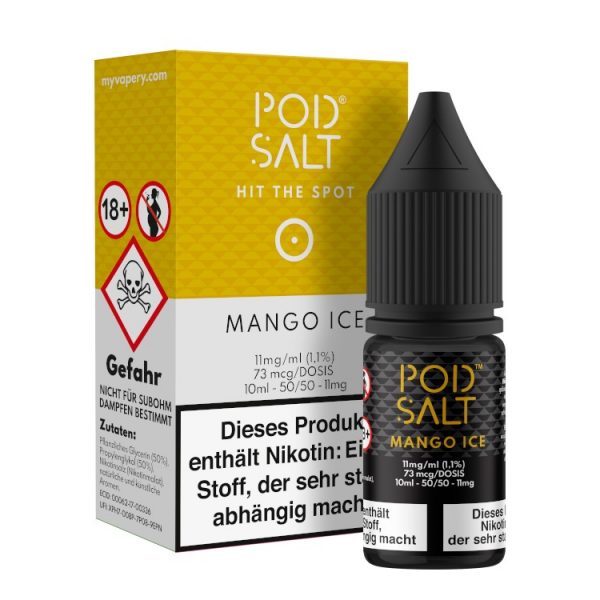 Pod Salt - Mango Ice - Nikotinsalz Liquid