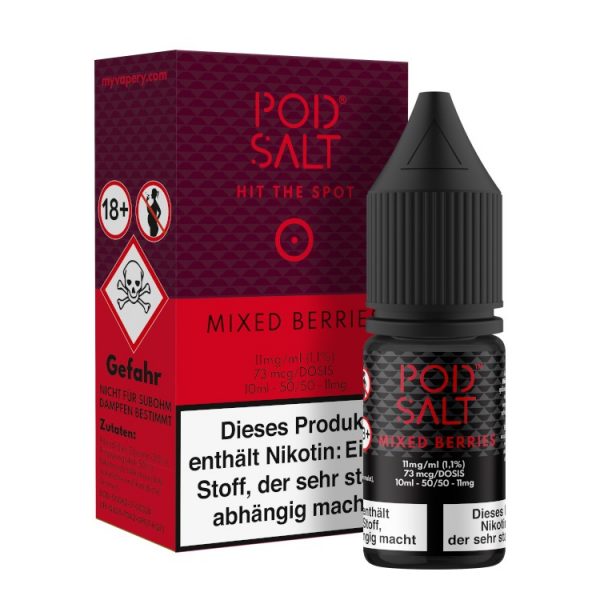 Pod Salt - Mixed Berries - Nikotinsalz Liquid