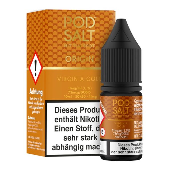 Pod Salt Origin - Virginia Gold - Nikotinsalz Liquid