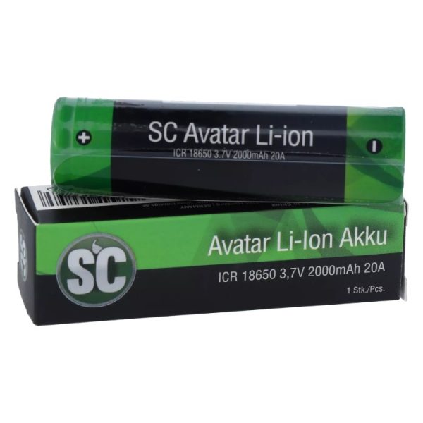 SC 18650er Akku 2000 mAh - 3,7 V