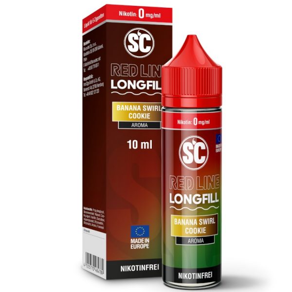 SC - Red Line Longfills 10 ml - Banana Swirl Cookie
