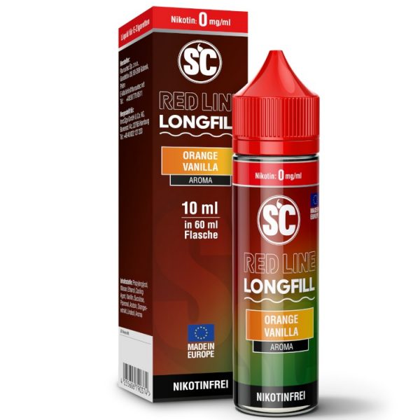 SC - Red Line Longfills 10 ml - Orange Vanilla