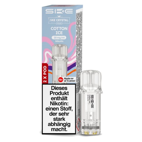 SKE - Crystal Plus Pod (2 Stück pro Packung) - Cotton Ice