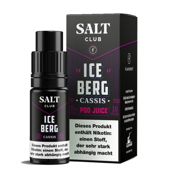 Salt Club - Flavorist Iceberg - Nikotinsalz Liquid - Cassis