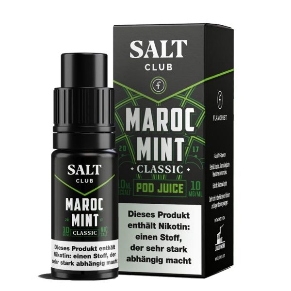 Salt Club - Flavorist Maroc Mint - Nikotinsalz Liquid - Classic
