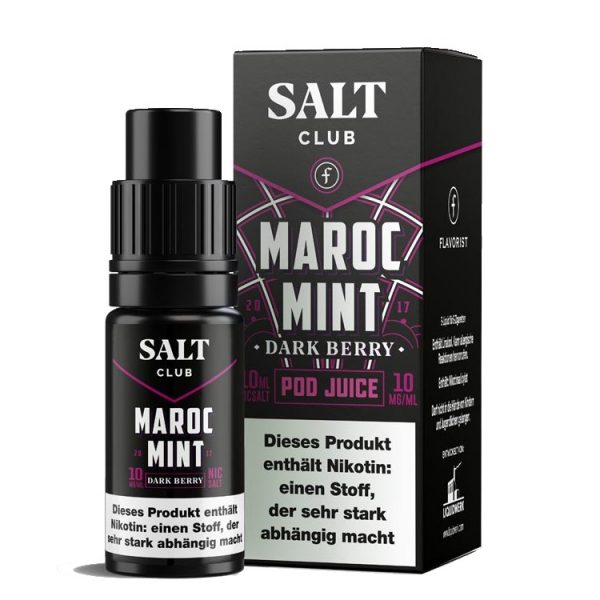 Salt Club - Flavorist Maroc Mint - Nikotinsalz Liquid - Dark Berry