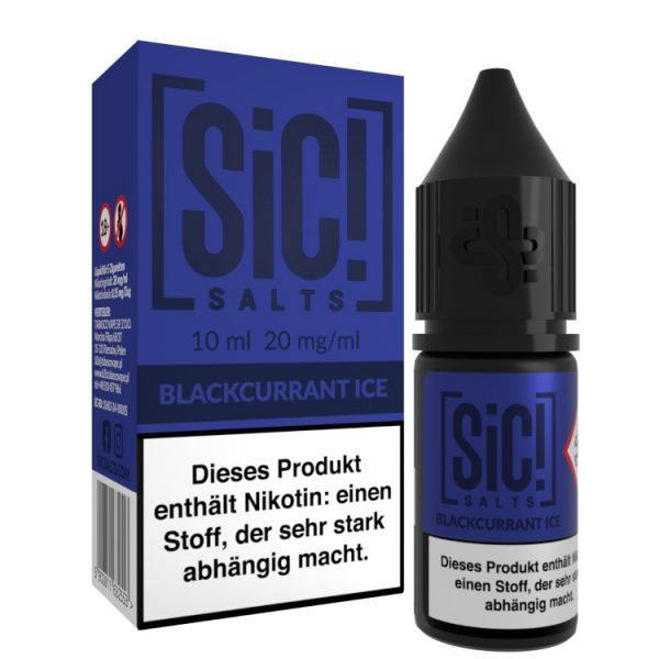 SiC! Salts - Nikotinsalz Liquid - Blackcurrant Ice