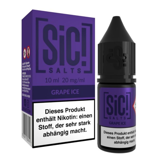 SiC! Salts - Nikotinsalz Liquid - Grape Ice