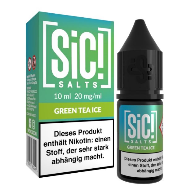 SiC! Salts - Nikotinsalz Liquid - Green Tea Ice