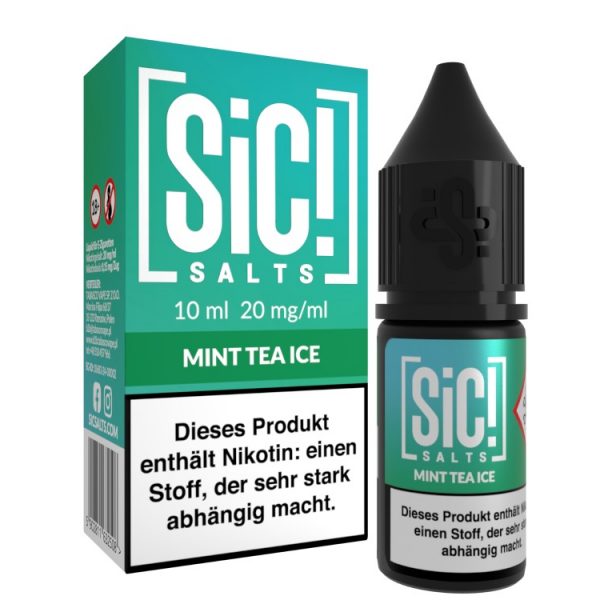 SiC! Salts - Nikotinsalz Liquid - Mint Tea Ice