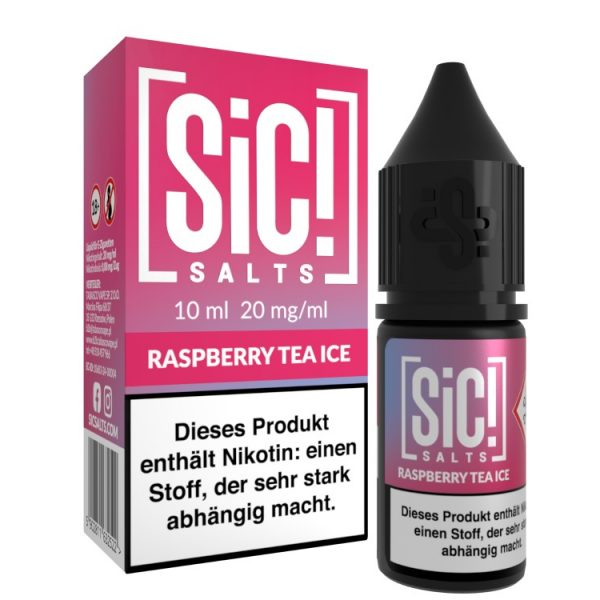 SiC! Salts - Nikotinsalz Liquid - Raspberry Tea Ice