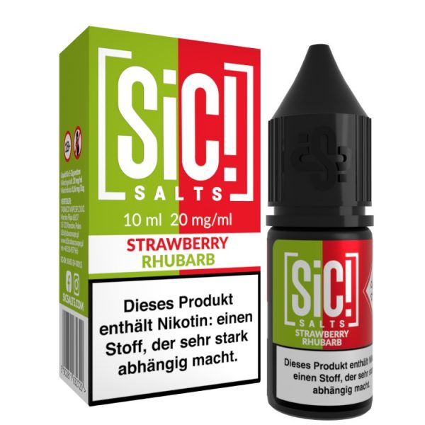 SiC! Salts - Nikotinsalz Liquid - Strawberry Rhubarb