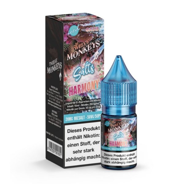 Twelve Monkeys - Iced - Nikotinsalz Liquid - Harmony
