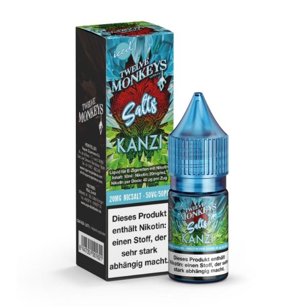 Twelve Monkeys - Iced - Nikotinsalz Liquid - Kanzi