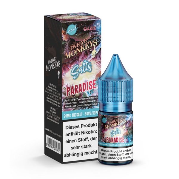 Twelve Monkeys - Iced - Nikotinsalz Liquid - Paradise