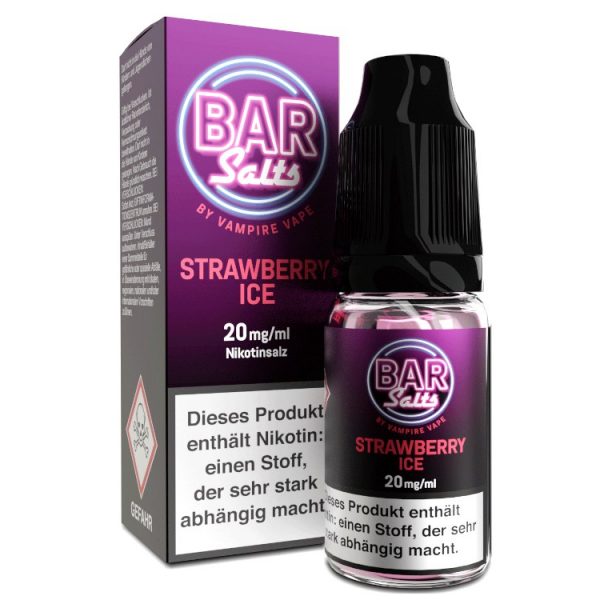 Vampire Vape - Bar Salts - Nikotinsalz Liquid - Strawberry Ice