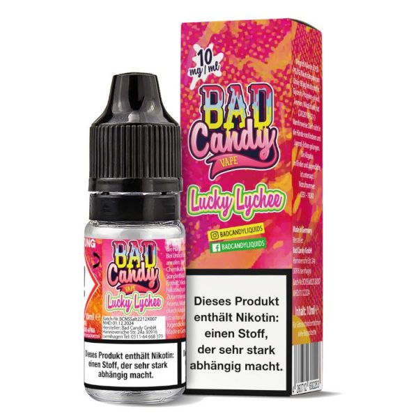 Bad Candy Liquids - Lucky Lychee - Nikotinsalz Liquid