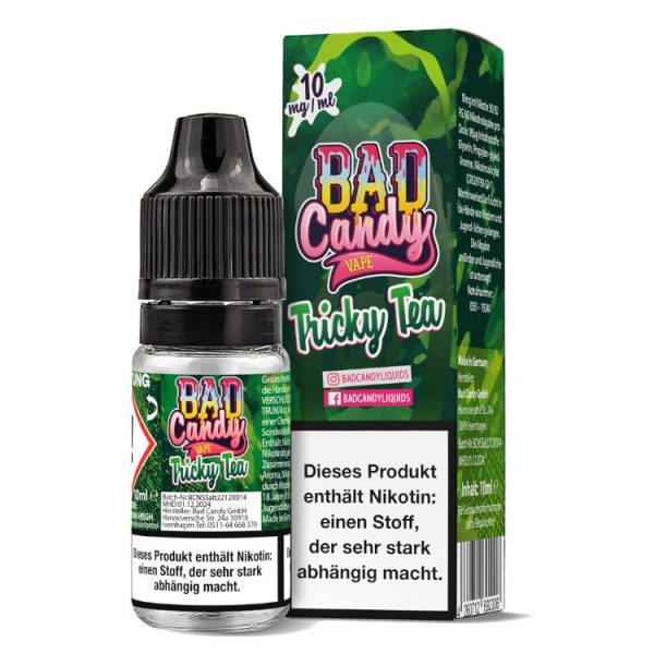 Bad Candy Liquids - Tricky Tea - Nikotinsalz Liquid