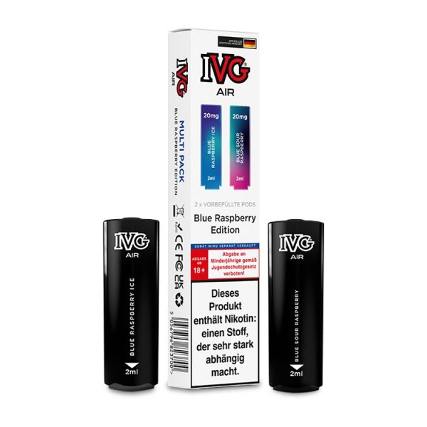 IVG AIR Pod Multi Flavour Edition (2 Stück pro Packung) - Blue Raspberry Edition