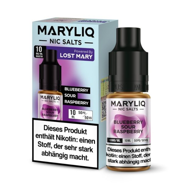 MARYLIQ - Nikotinsalz Liquid - Blueberry Sour Raspberry