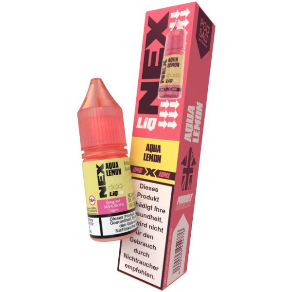 Pod Salt - NexLiq - Nikotinsalz Liquid - Aqua Lemon