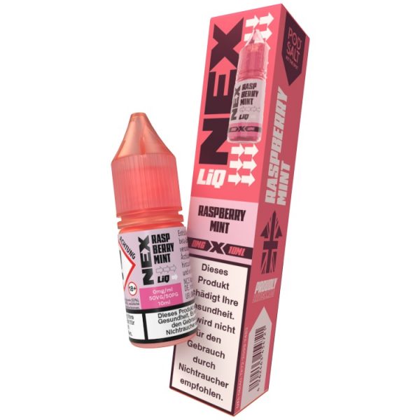 Pod Salt - NexLiq - Nikotinsalz Liquid - Raspberry Mint