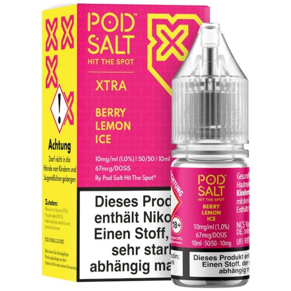 Pod Salt X - Nikotinsalz Liquid  - Berry Lemon Ice