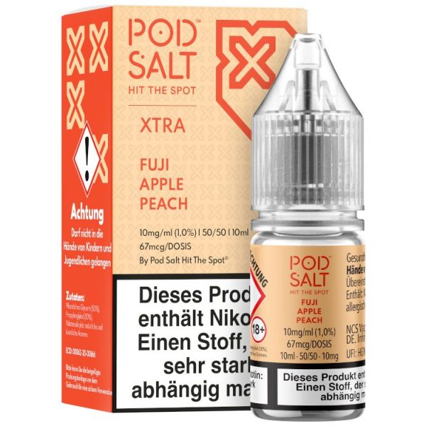 Pod Salt X - Nikotinsalz Liquid  - Fuji Apple Peach