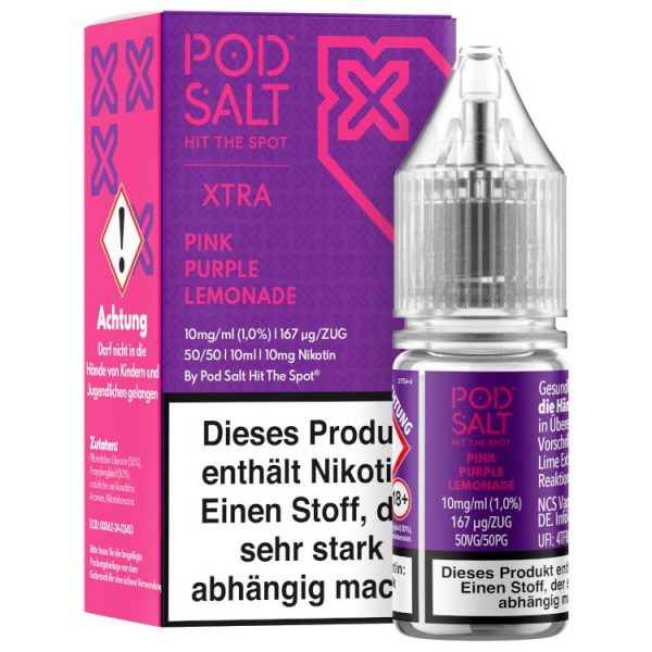 Pod Salt X - Nikotinsalz Liquid  - Pink Purple Lemonade