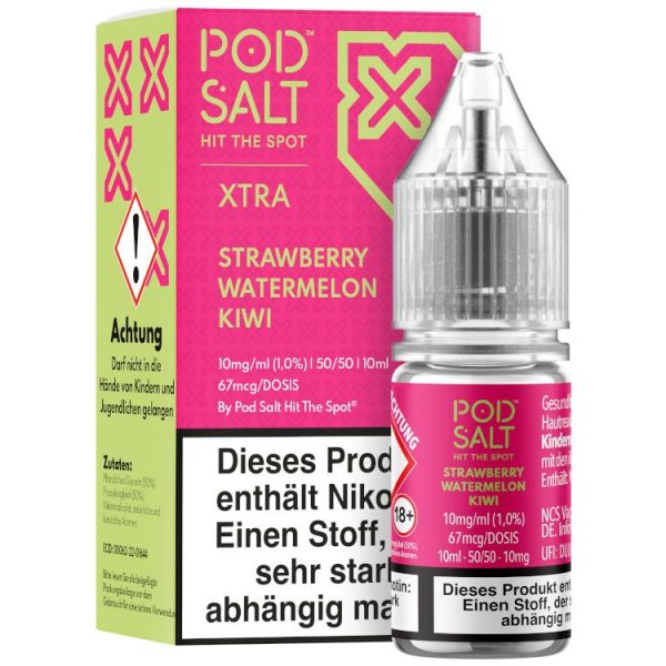 Pod Salt X - Nikotinsalz Liquid  - Strawberry Watermelon Kiwi