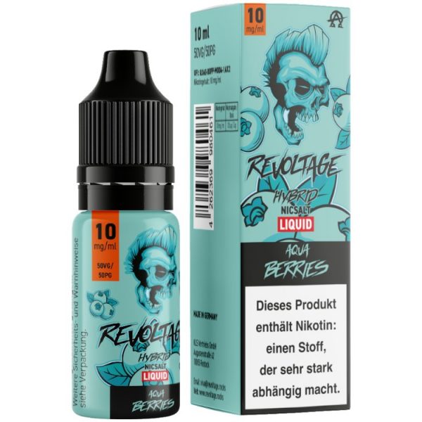 Revoltage - Hybrid Nikotinsalz Liquid - Aqua Berries
