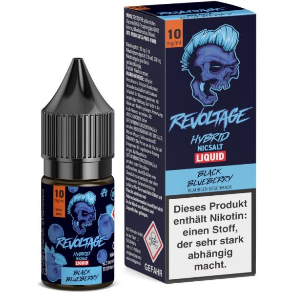 Revoltage - Hybrid Nikotinsalz Liquid - Black Blueberry