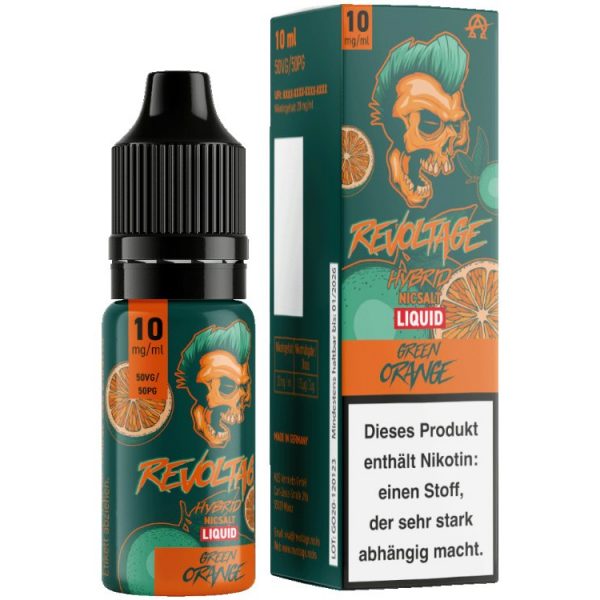 Revoltage - Hybrid Nikotinsalz Liquid - Green Orange