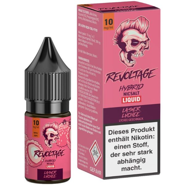 Revoltage - Hybrid Nikotinsalz Liquid - Laser Lychee